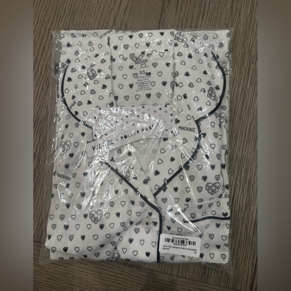 Roller Rabbit Mackage Collaboration, Polo Pajamas (shorts), Size XS
